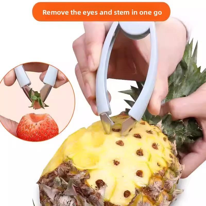 Pineapple Eye Remover, Strawberry Stem Remover, Slicing Tool. Household Pineapple and Fruit Cutting Tool.
