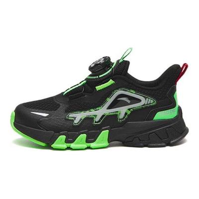 Mountain Language Non-Slip Wear-Resistant Low-Top Sports Casual Shoes Kids Sneakers Black Green 312319980H-3