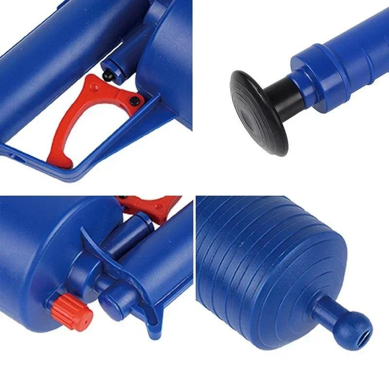 Pump Action Power Pressure Cleaner Floor Drain Toilet Plug Sink Plunger Dredge Tool Household Products Toilet Plunger