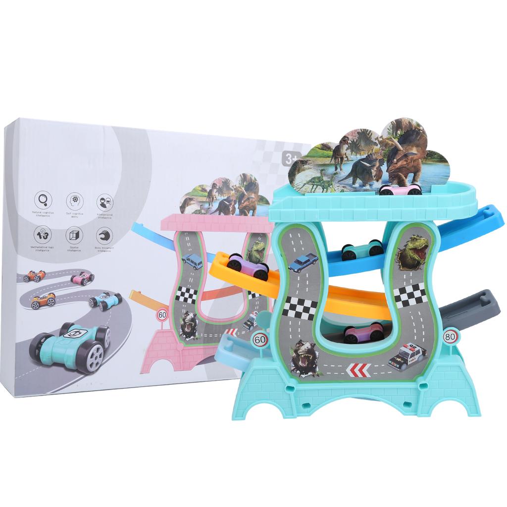 Racing Car Track Toy Set Children Toddler Kid Assembly Track Car Vehicle Toy Gift