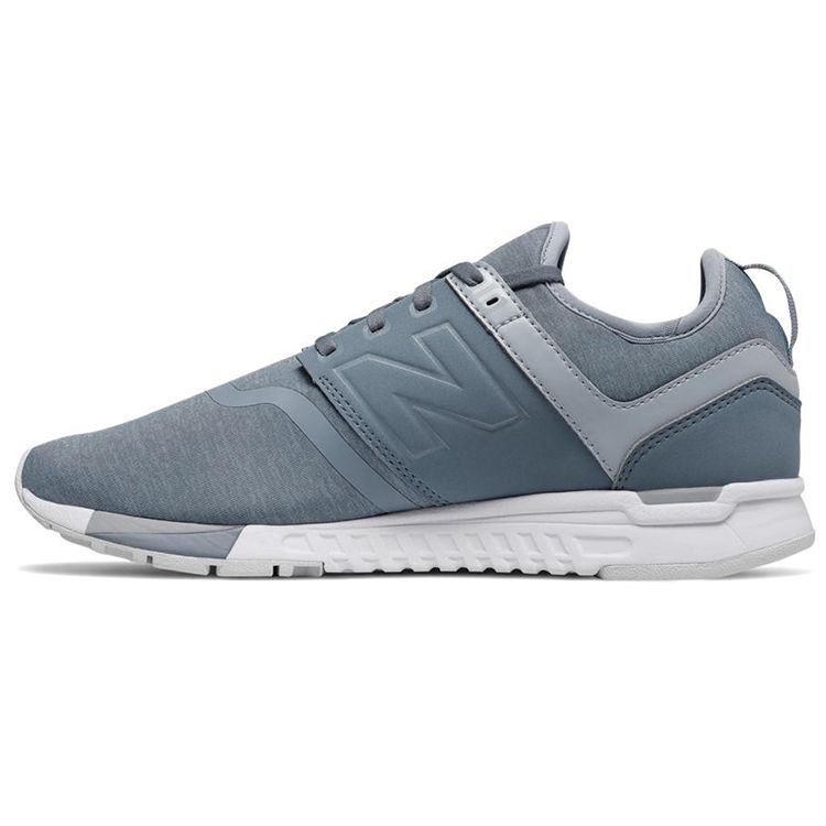 New Balance Nb 247 Comfortable Versatile Mesh Fabric Synthetic Leather Low Top Training Running Shoes Women Sneaker Fog-Gray WRL247YE