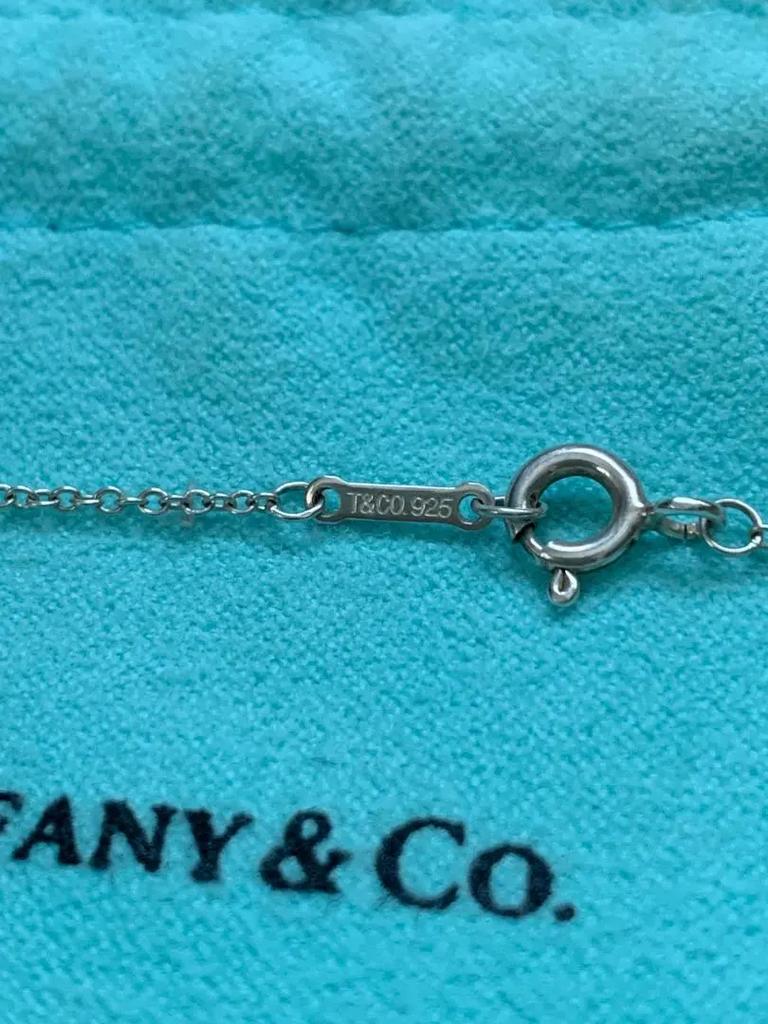 Tiffany Co. Loving Heart Necklace Paloma Picasso 925 Sterling Silver Excellent