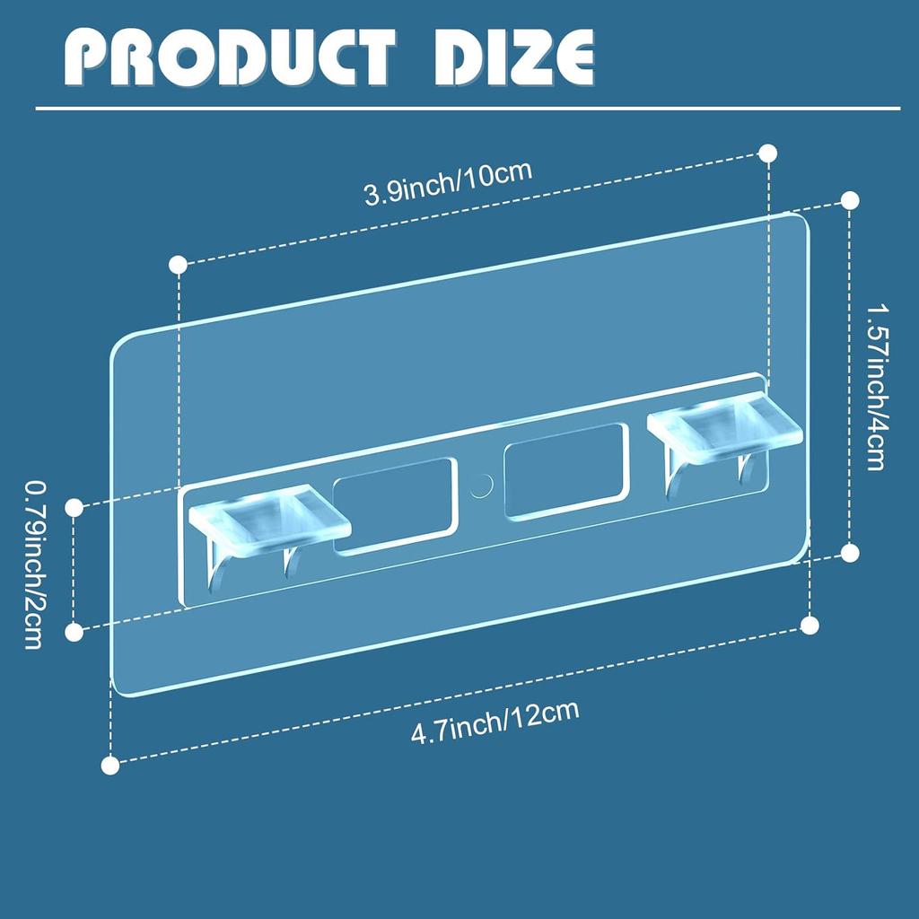 20/2pcs Adhesive Shelf Support Pegs Drill Free Nail Instead Holders Closet Cabinet Shelf Support Clips Wall Hangers Shelf Holder