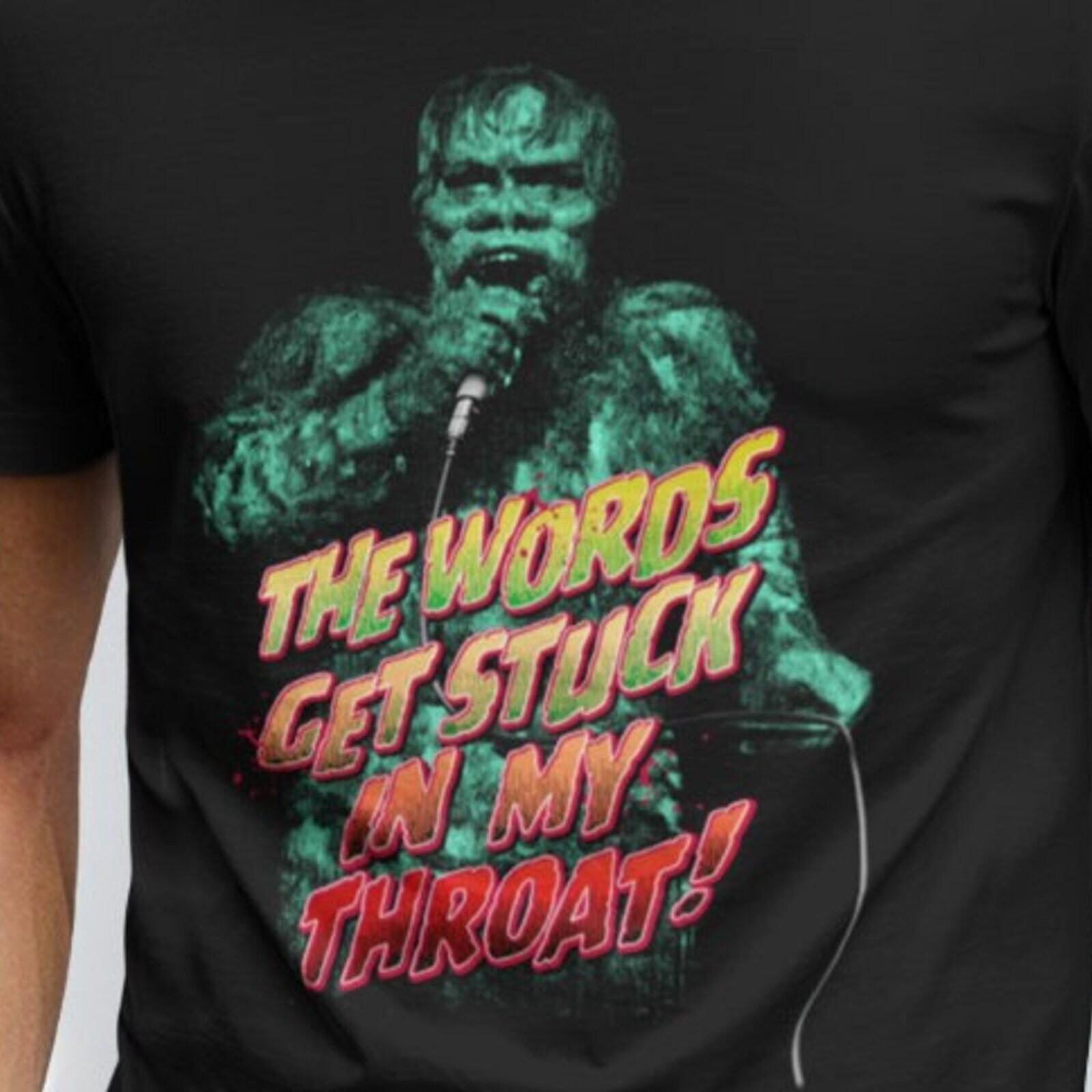 The War of the Gargantuas Shirt Kaiju Tees The Words Get Stuck In My Throat Clas XXXL