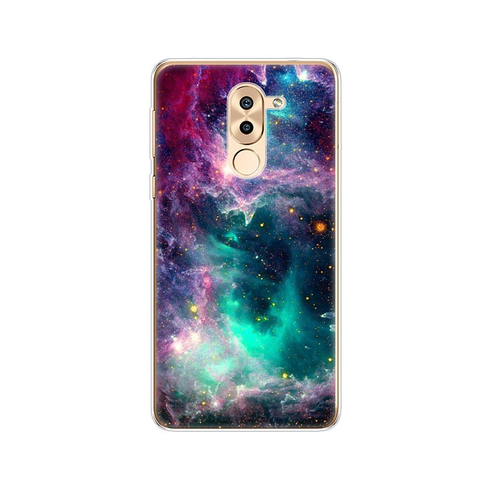 Phone Case for Huawei Honor 6X Soft Tpu Silicon Back Cover 360 Full Honor 6x Covers Protective Printing Transparent Clear Coque