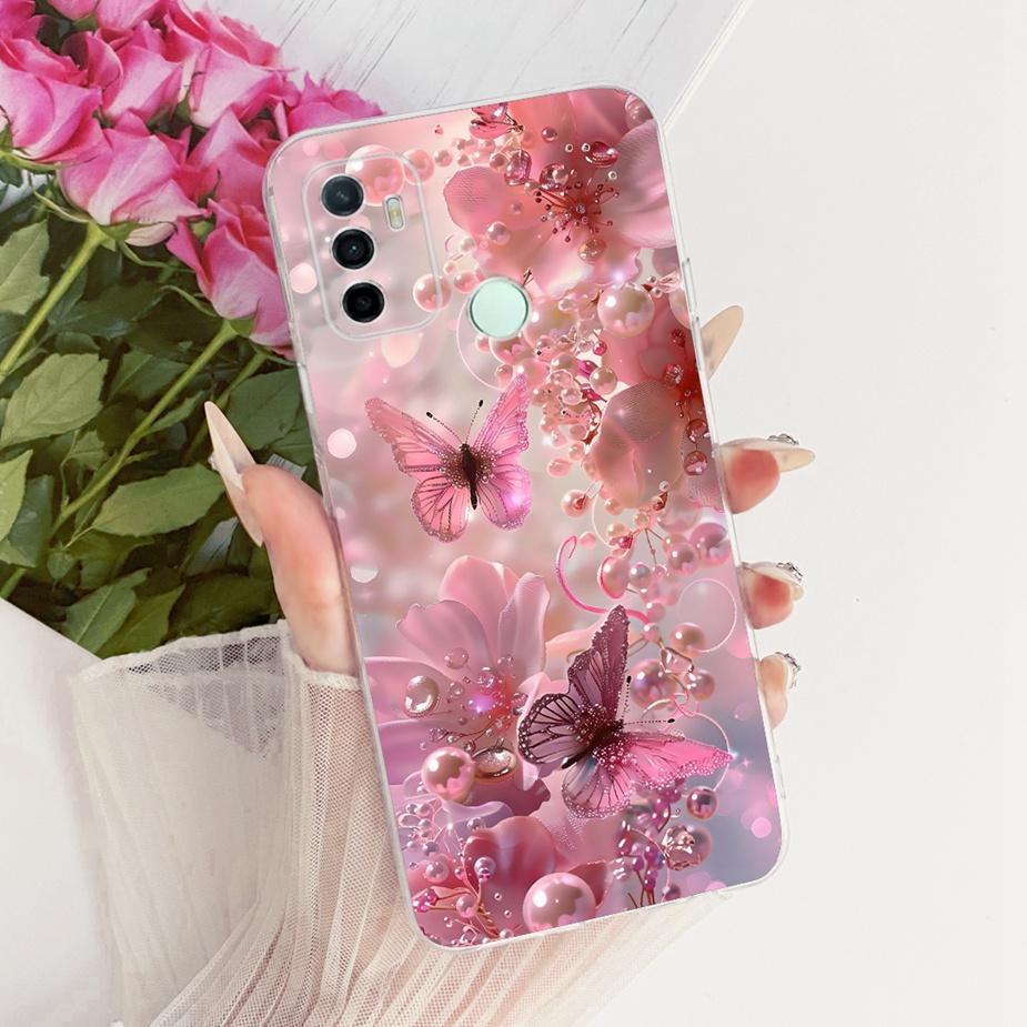 For Oppo A33 2020 Case Oppo A53 CPH2127 Stylish Butterfly Painted Cover Soft Slim Phone Case For Oppo A53s A 53 OppoA53 s Fundas