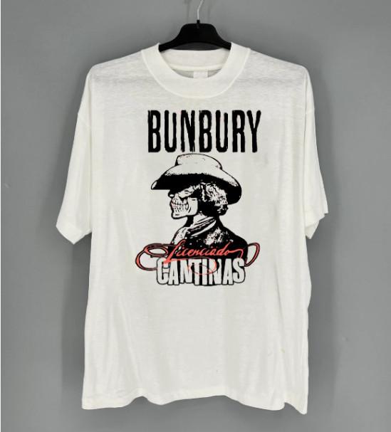 Enrique Bunbury Licensed Cantinas Cotton Shirt Unisex Concert S To 5XL