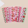 12Pcs Strawberry Sweet Fruit Slap Bracelets for Kids Girl Birthday Party Favors Guests Gift Pinata Fillers Toy Baby Shower