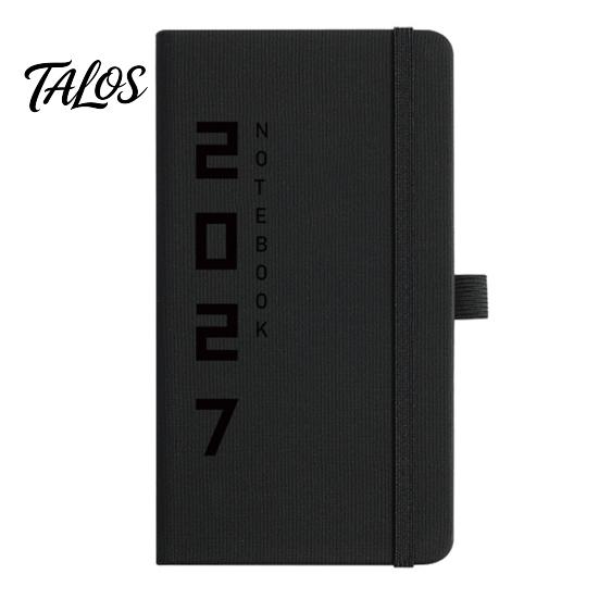 Personal Memo Organizer 2027 Daily Weekly Planner with Elastic Strap And Pen Holder, PU Academic Year Calendar Leather Cover Agenda Notebook,