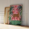Style Wall Art Prints Canvas Painting Poster Picture For Living Room Home Decor Pink And Green Cheetah In The Jungle Matisse