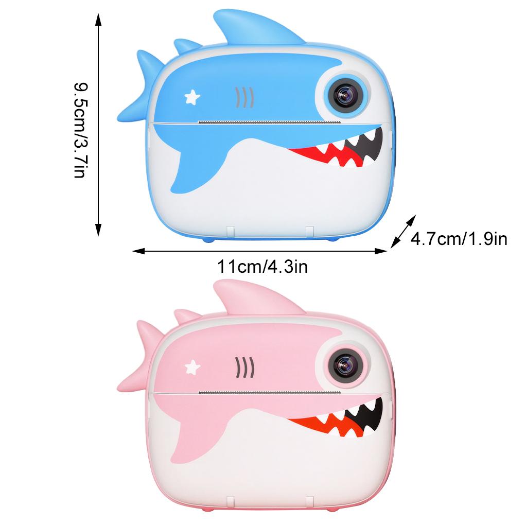 Детская мини-камера с мультяшными игрушками-акулами для девочек и мальчиков — фото 6
