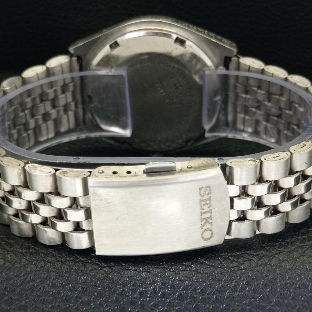 GENUINE VINTAGE SEIKO 5 AUTOMATIC 6309A JAPAN MENS GOLDEN DIAL WATCH A702603-1 R209-a702603