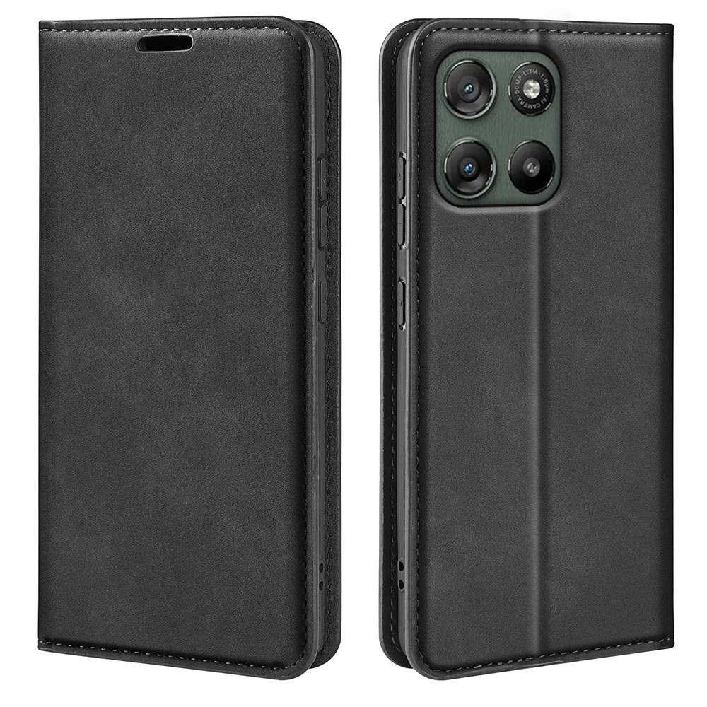 For Motorola Moto G67 Power 5G Case Skin Touch Leather Wallet Phone Cover