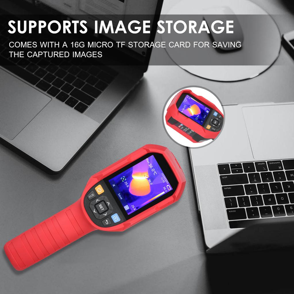 Professional Thermal Imager High Accuracy Portable Handheld IR Infrared Thermal Imaging Camera 2.8 TFT LCD Display 4