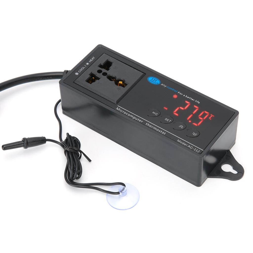 Digital Temperature Controller Thermostat for Reptile Incubator Greenhouse Aquarium