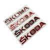 Car Sticker 2026 Hot Metal for Skoda Logo VRS Yeti Octavia Kamiq Kodiaq Karoq Superb Fabia Rapid Car Logo Stickers Rear Trunk Em