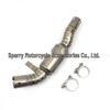 Applicable Motorcycle Young Lion 500 Stainless Steel Exhaust Pipe Replacement - Back Pressure Drum Mid-Section Modification.