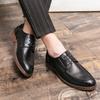 Good Quality Casual Leather Shoes For Men Large Size 47 Formal Leather Yuppie Business Shoes British Style Mens Dress Shoes 2024