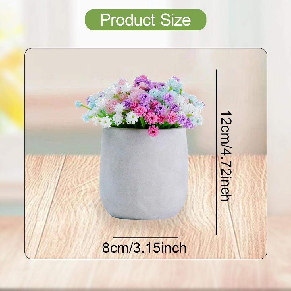 Gypsophila Artificial Flowers Desktop Ornament for Living Room Farmhouse
