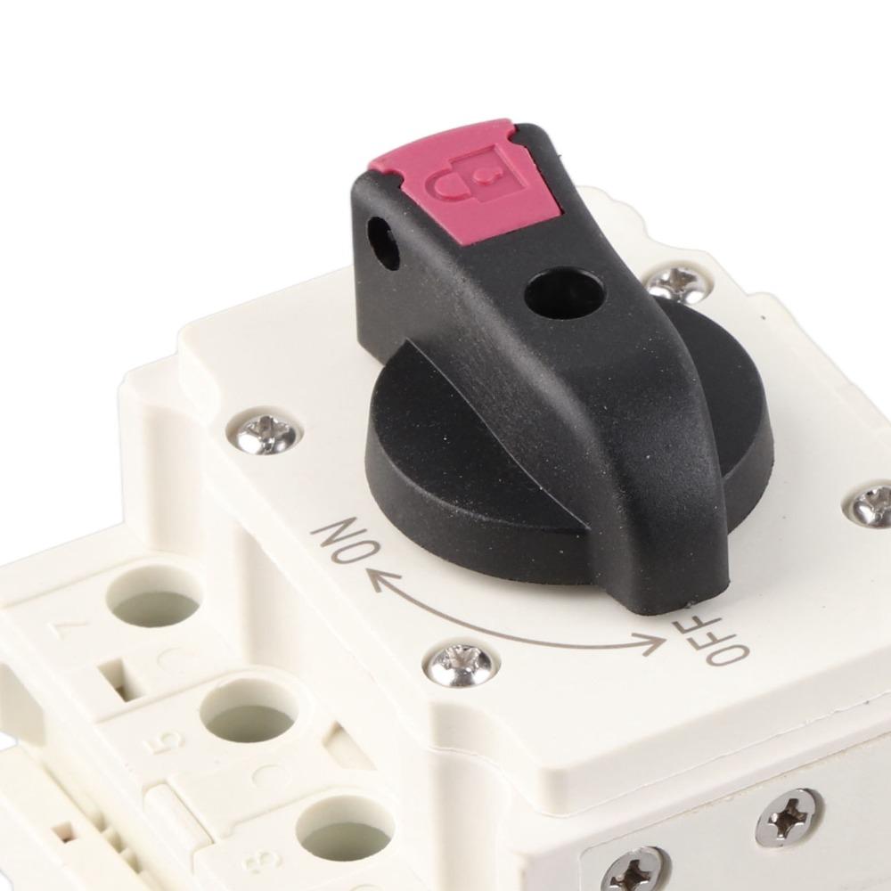 DC 1500V Solar Disconnect Switch 32A IP66 Photovoltaic DC Isolation Switch DIN Rail Mount 4 Poles PV Solar Disconnect Switch RVs