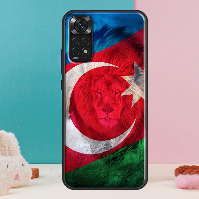 Azerbaijan Flag Case For Xiaomi Redmi Note 13 Pro 14 12 11 9 10 9S 10S 11S 12S Redmi 14C 13C 10C 12C Cover