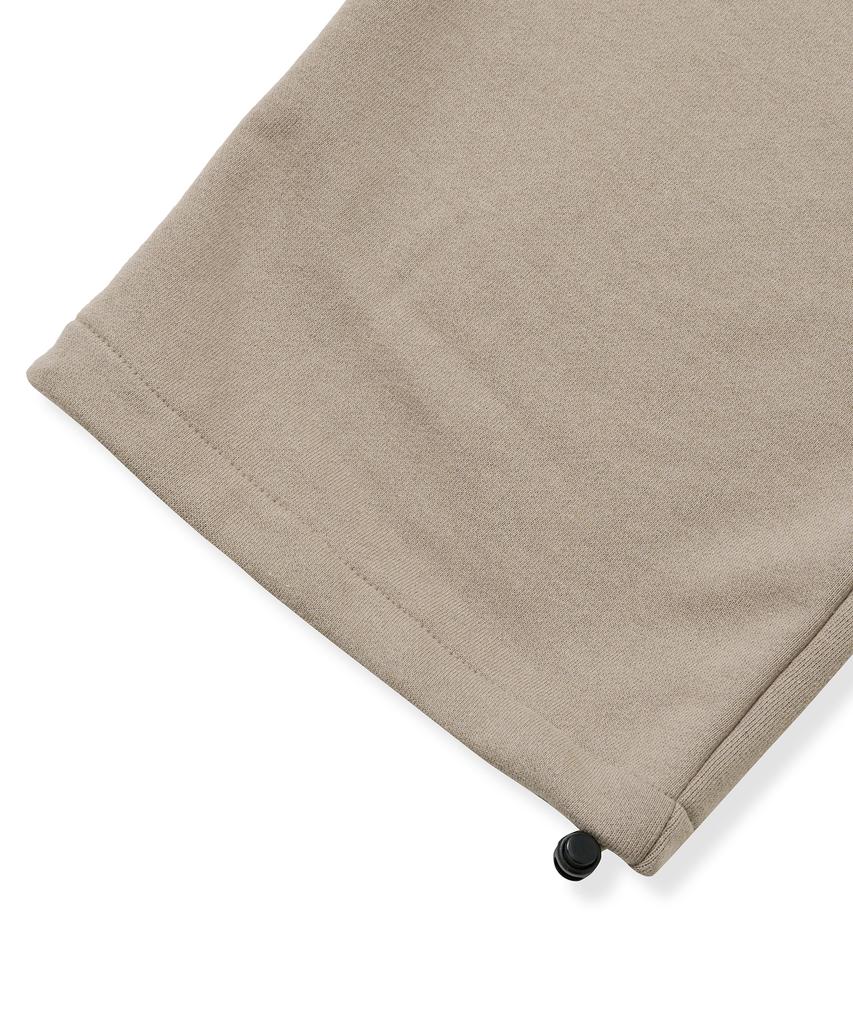 Brown Bless Tag Sweat Pants - Beige