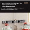 Organizer Wall Mounted Broom Holder Mop Clip Stand Brush Rack Hanging Pipe Hook Kitchen Storage Bathroom Accessories Tools