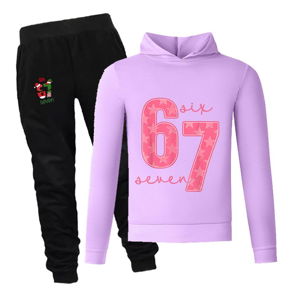 Set aus langärmeligem, locker sitzendem Kinderpullover mit Buchstabenprint