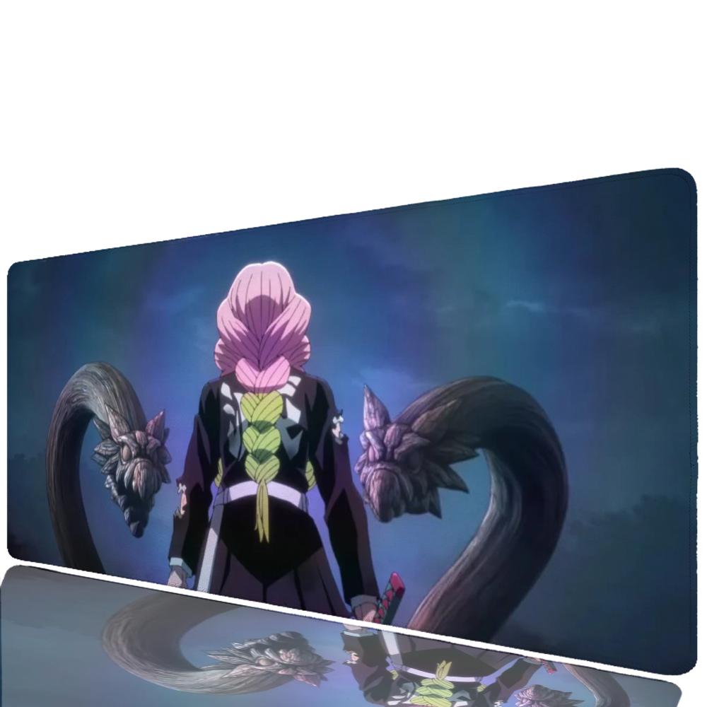 1pc Demon Slayer Kanroji Mitsuri Floor Mat Mouse Mat Desk Mat With Pad Gaming Accessories Prime Gaming XXL Keyboard Pad Padding