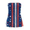Summer Tube Tops For Women,Cute Sexy Off Shoulder Print Sleeveless T-Shirt