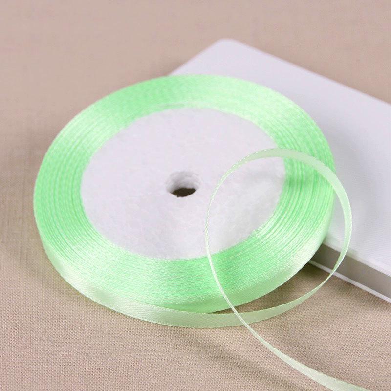 0,6 cm saténová stuha pro DIY mašle, čelenky do vlasů, svatební kytice a balení dárků