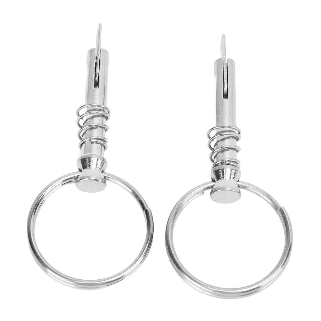 2 Pcs Quick Release Pin Stainless Steel Marine Hardware Boat Bimini Top Pin for Shipbuilding