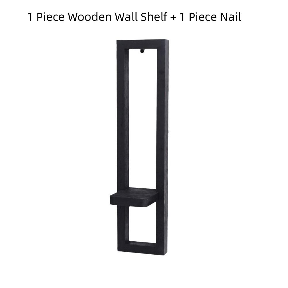 Single Tier Wall Mounted Candle Holder Wall Hanging Display Rack Living Room