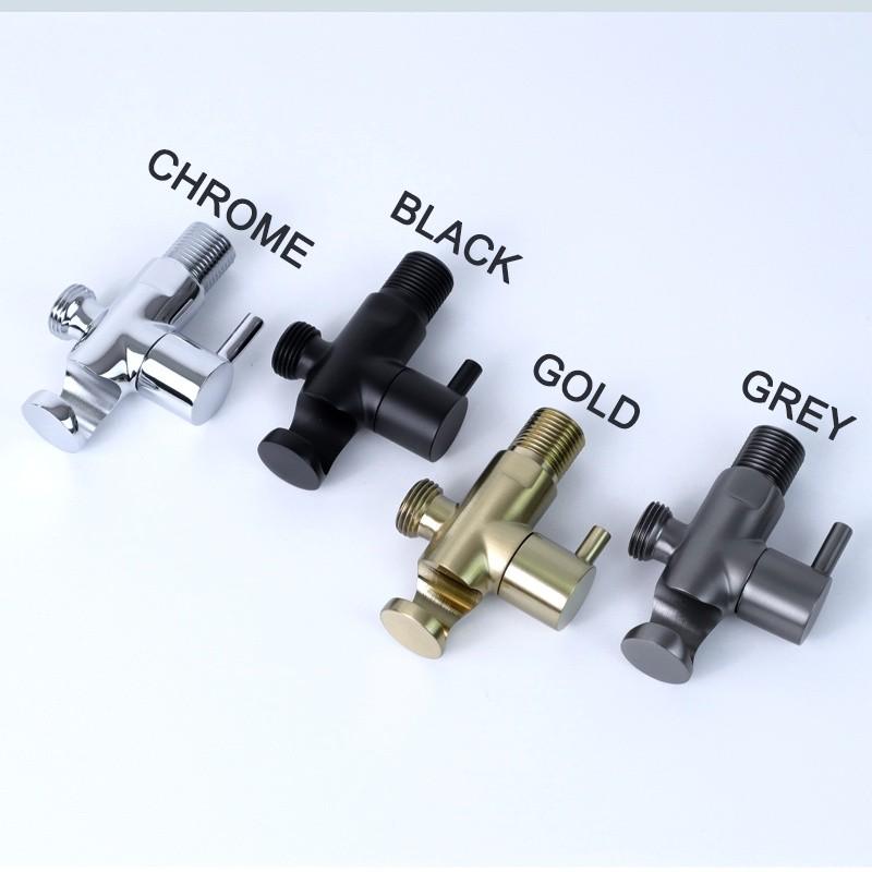 Stainless Steel Sprayer Matt Black Gold Toilet Partner Brass Cold Valve Metal Grey Gloss Chrome Household Bidet Sprayer Set