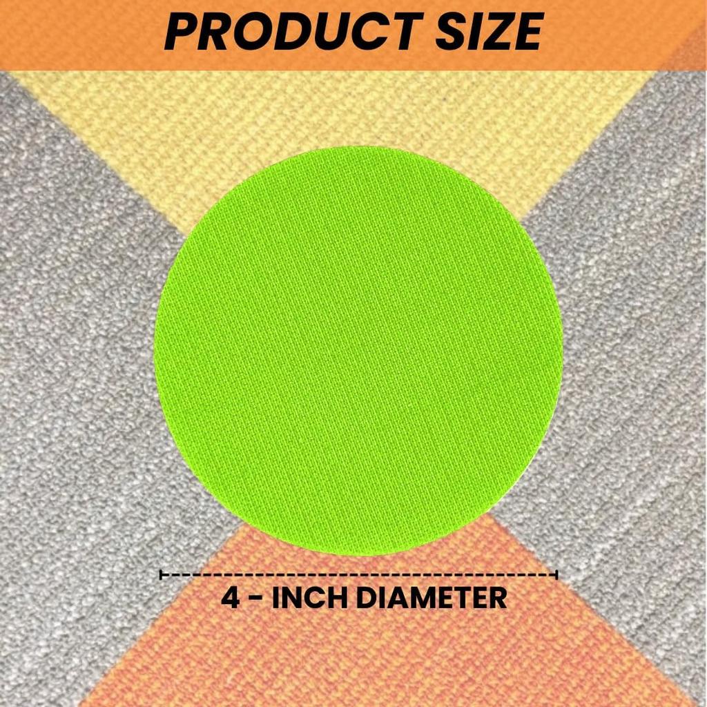40Pcs Carpet Spot Markers 4 Inch Circle Marker Dots for Classroom Carpet Floor 8 Colors Carpet Spots for Elementary Teachers Student Kindergarten