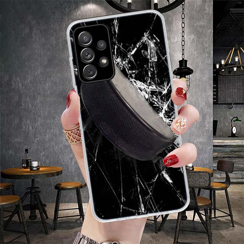 Ice Hockey Rink Sport Phone Case For Samsung Galaxy A13 A14 A15 A16 A17 A53 A54 A55 A56 A57 A33 A34 A35 A36 A37 A23 A24 A25 A26