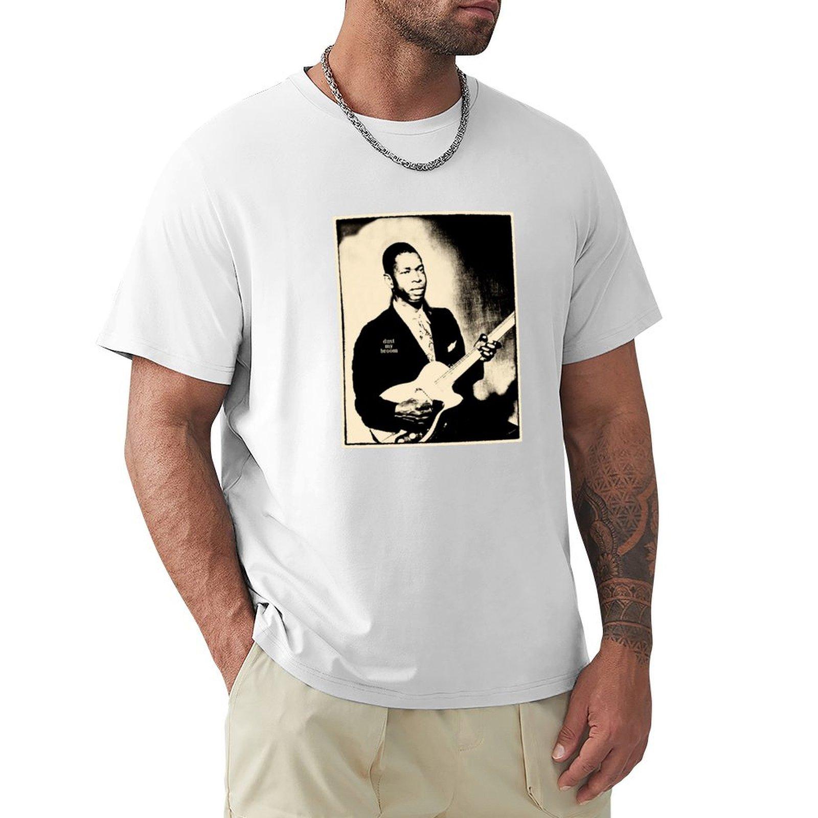 Dust My Broom Tshirt Relaxed Casual Short Sleeve Tee S