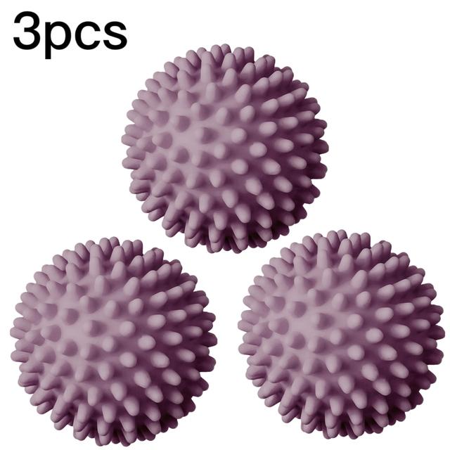 1/2/3 pezzi sfera magica per bucato sfera riutilizzabile in PVC solido per pulizia domestica strumenti per la pulizia dell'ammorbidente per la lavatrice