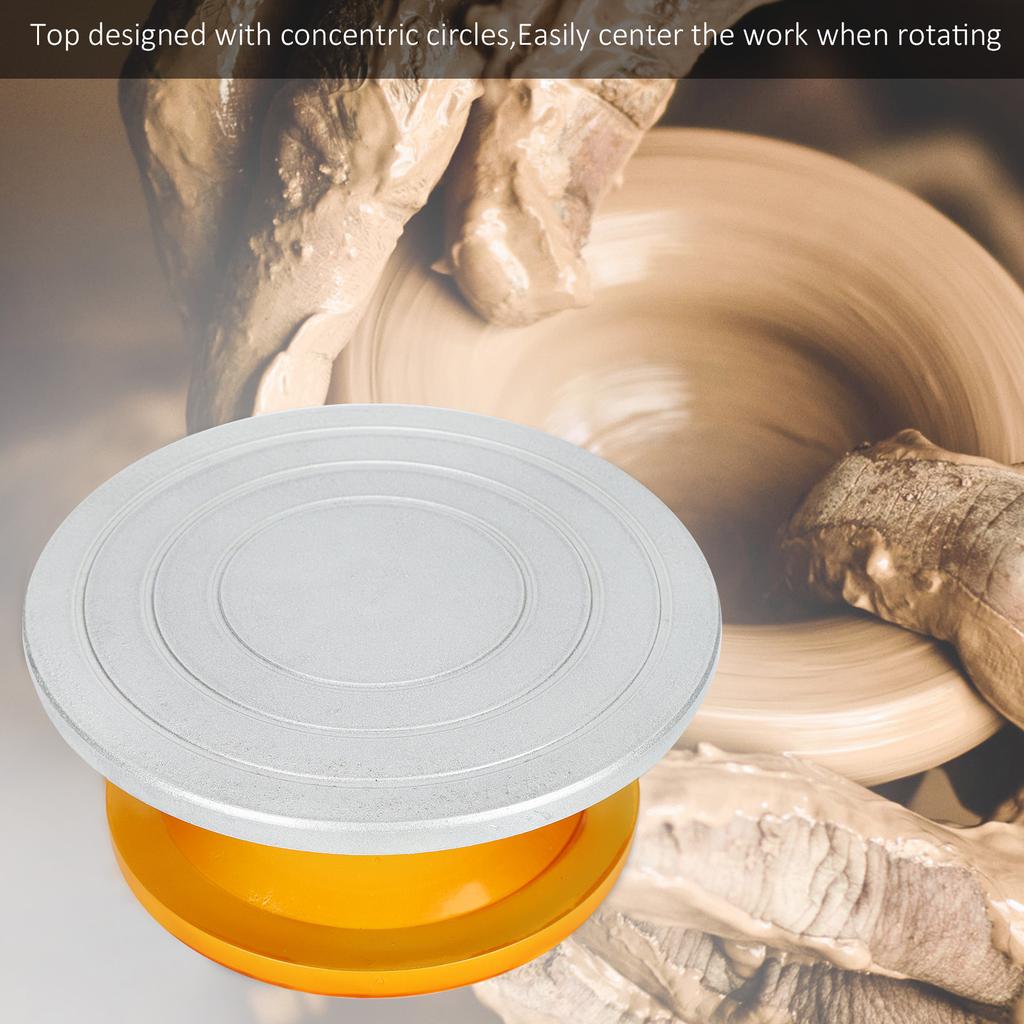 Model Making Machine Sculpture Tool Manual Carving Wheel Art Supply Pottery Wheel Turntable