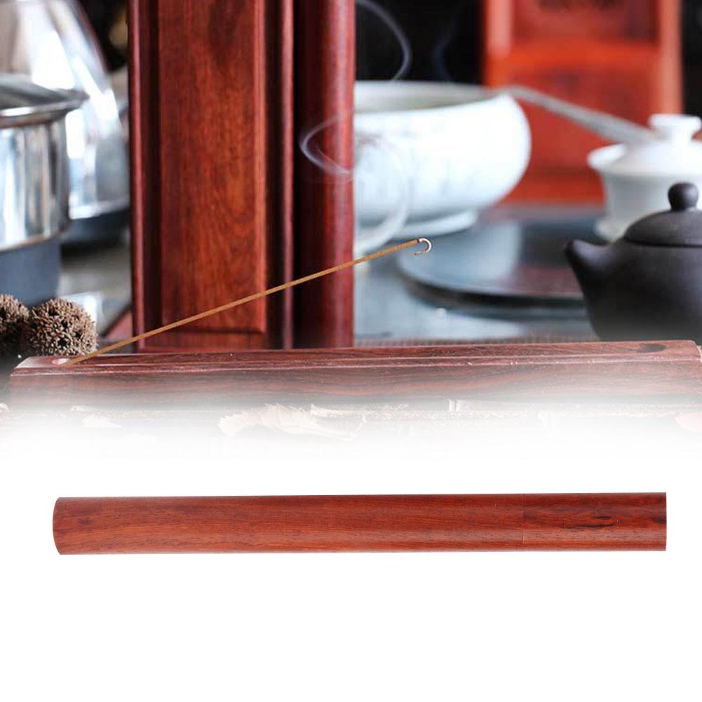 20g Natural Rosewood Incense Tube Incense Stick Holder with Wear Corrosion Resistance (Tube)