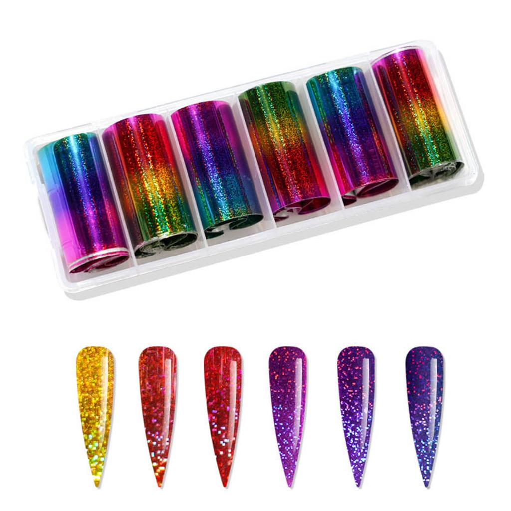 Reflective Mosaics  Transfer Foils 3D Reflective Mirror Shard Stickers Bronzing Transfer  Stickers