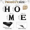 3D Mirror Acrylic Wall Sticker Letters Wall Sticker Decals Self-Adhesive Wall Home Sign Art Sticker for Wall DIY Home Decoration