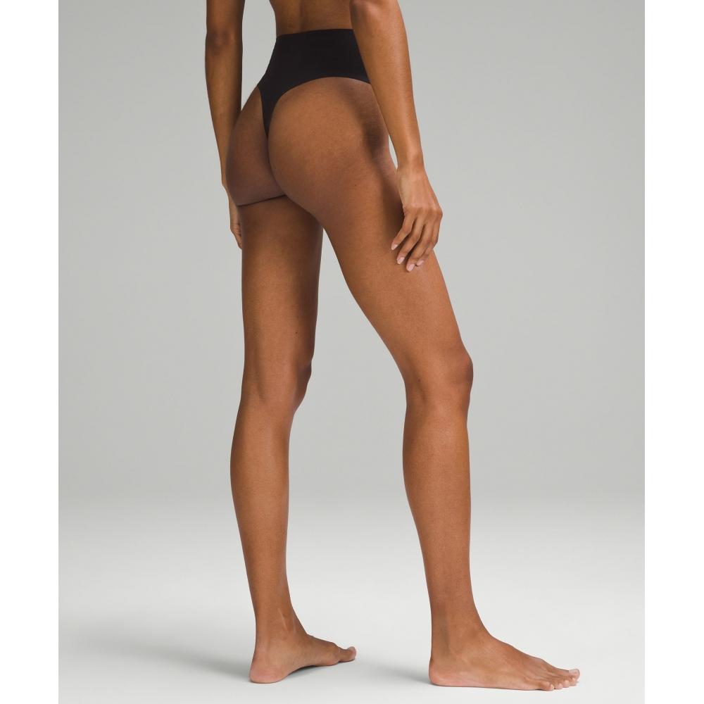 Lululemon Wundermost Ultra Soft Nulu High Waist Thong Underwear  3 Pack Black