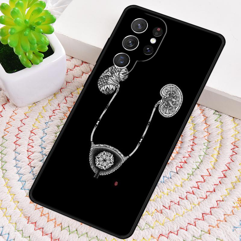 Medical Human Organs Brain Kidney Art Soft Phone Case For Samsung Galaxy Note 10 Pro S26 S25 S24 S23 S22 S21 Plus Ultra Cover