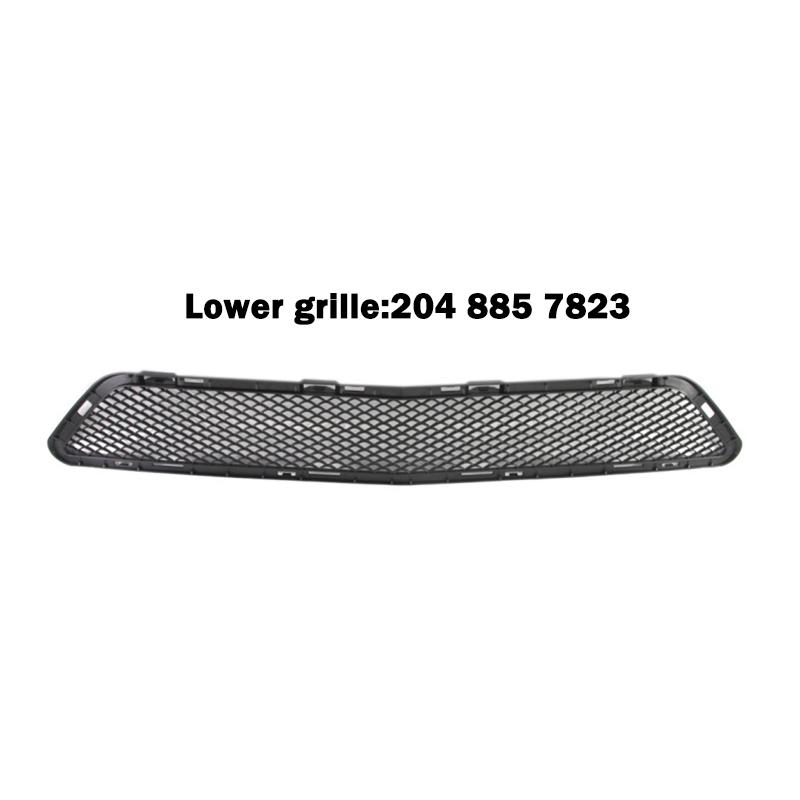 A2048857823 For Mercedes Benz GLK X204 W204 GLK350 GLK250 GLK300 Front Lower Grill Grille Bumper Radiator Air Intake Grid 2048857823