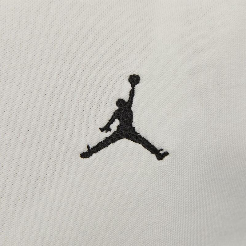 Jordan Jumpman Brooklyn Fleece Comfortable Breathable Simple Loose Drop Shoulder Sweatshirt Women sweatshirt Sail-White HJ1354-133