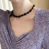 Naszyjniki Łańcuszki Naszyjnik z Imitacji Pereł Damski Naszyjnik z Łańcuszka Pereł Choker Biżuteria Idealny Prezent dla Dziewczyny Kobiety
