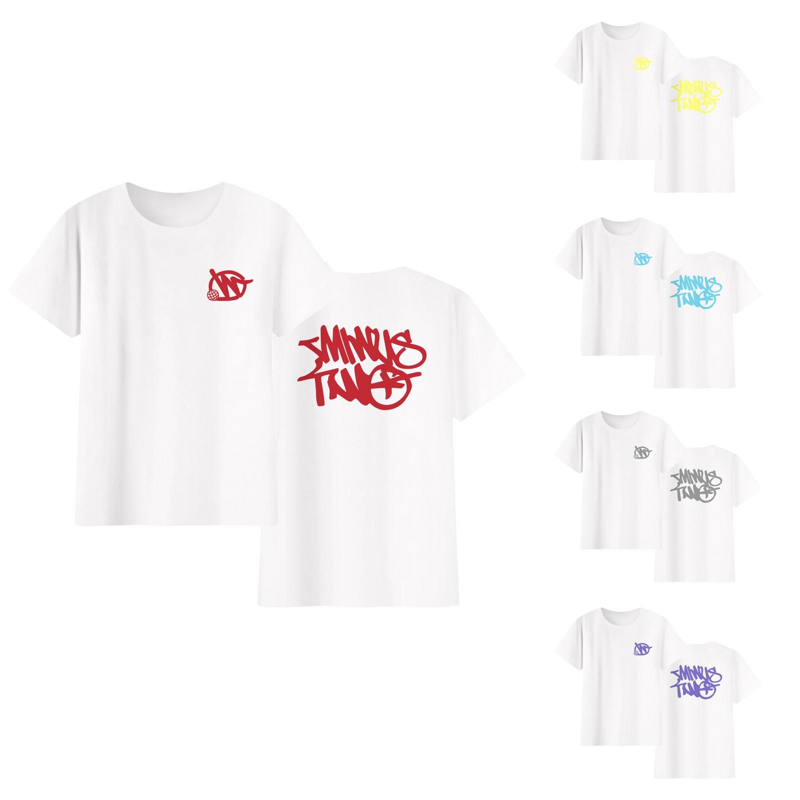 

Мужская женская повседневная футболка унисекс с коротким рукавом с принтом и круглым вырезом, топ для пары