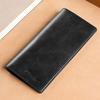Men’s Long Wallet PU Leather Bifold Clutch Wallet Large Capacity Card Holder Cash Organizer Slim Purse Business Wallet for Men
