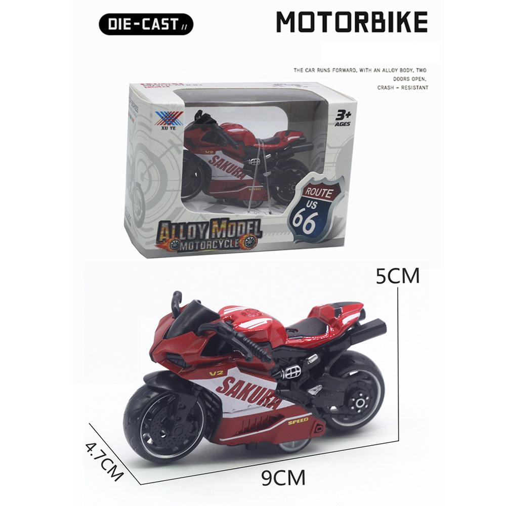 1/32 skala V2 SAKURA GESCHWINDIGKEIT Simulation Motorrad Modell Ornament Legierung Pull Back Spielzeug Auto